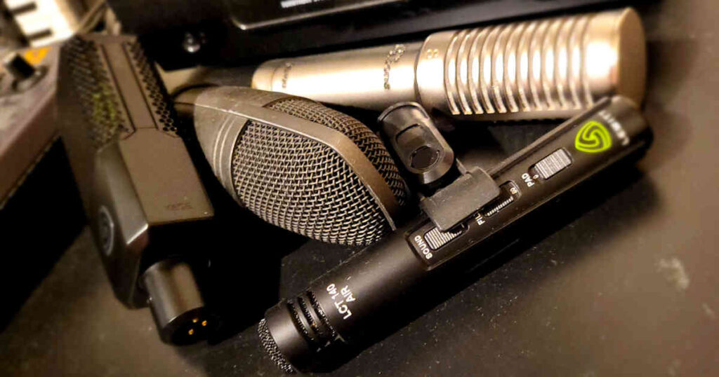 A variety of microphones