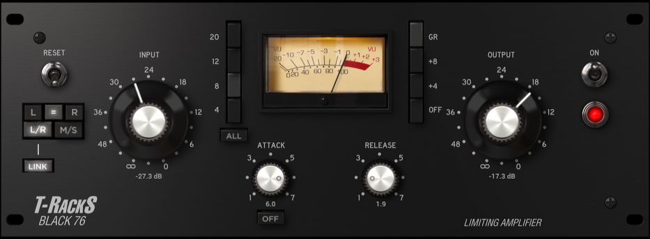 Parallel drum compression on an 1176 plugin